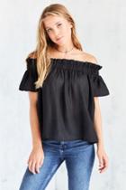 Lucca Couture Ruffle Off-the-shoulder Blouse