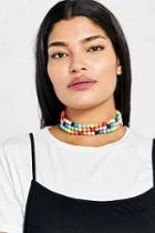 Urban Outfitters Venessa Arizaga Candy Queen Pearl Choker Necklace,novelty,one Size