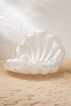 Urban Outfitters Mermaid Shell Pool Float,white,one Size