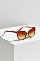 Urban Outfitters Marley Petite Cat-eye Sunglasses,brown,one Size