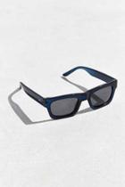 Urban Outfitters Classic Wide Sunglasses,dark Blue,one Size