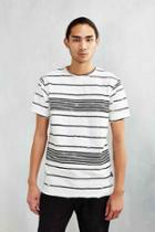 Urban Outfitters Publish Pascoe Striped Tee,white,s