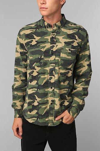 Stapleford Camo Flannel Button-down Shirt