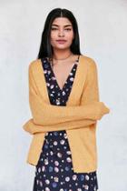 Urban Outfitters Bdg Calvin Cardigan,yellow,s