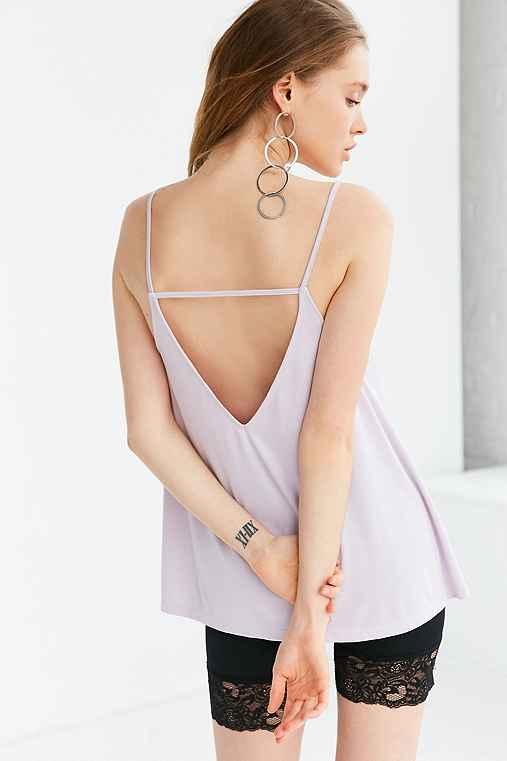 Urban Outfitters Silence + Noise Stella Strappy Swing Cami,lavender,xs