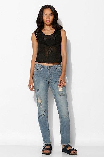 Courtshop Rip + Repair Skinny Boyfriend Jean
