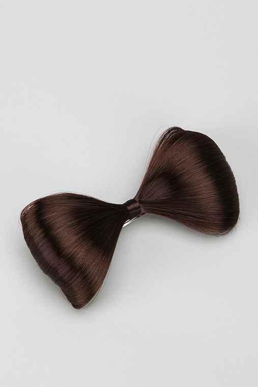Urban Outfitters Eva Nyc Mega Bow Hair Extension,twilight Brown,one Size