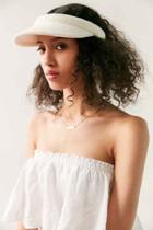 Urban Outfitters Terry Cloth Visor,ivory,one Size
