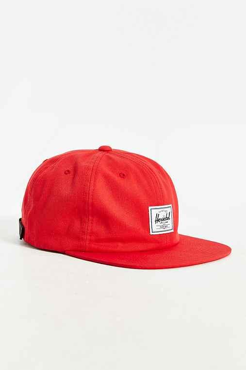 Urban Outfitters Herschel Supply Co. Albert Strapback Hat,red,one Size
