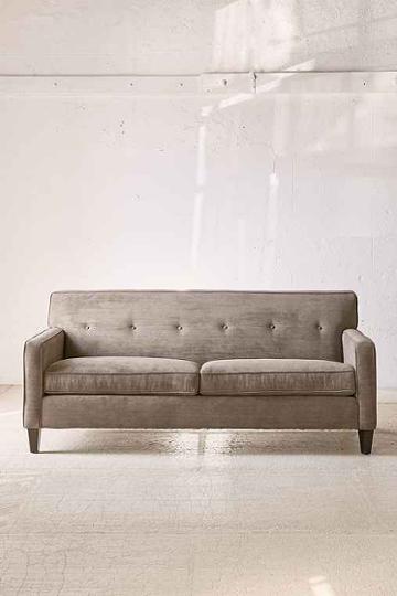 Urban Outfitters Ethan Ribbed Corduroy Sofa,charcoal,one Size