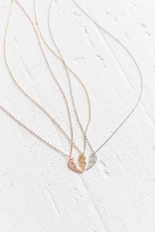 Urban Outfitters Best Babes Necklace Set,gold,one Size