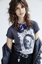 Urban Outfitters Ecote Silky Mini Square Scarf