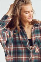 Urban Outfitters Bdg Brendan Cozy Flannel Button-down Shirt