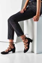 Urban Outfitters Milla Lace-up Heel,black,us 8/eu 38