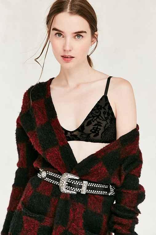 Urban Outfitters Gemma Western Belt,black,l