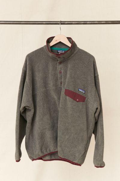 Urban Renewal Vintage Patagonia Charcoal Fleece Pullover Jacket