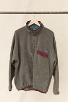 Urban Renewal Vintage Patagonia Charcoal Fleece Pullover Jacket