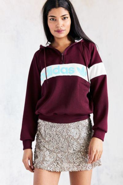 Adidas Originals New York 1986 Hoodie Sweatshirt - Maroon