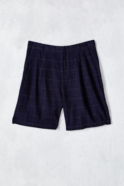 Shades Of Grey By Micah Cohen Windowpane Pleated Short