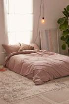 Urban Outfitters T-shirt Jersey Duvet Cover,rose,full/queen