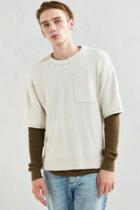 Urban Outfitters Uo Cotton Crew Neck Short Sleeve Sweater