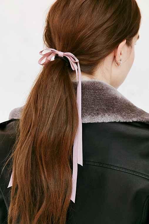 Urban Outfitters Victorian Slim Hair Bow,pink,one Size