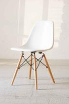 Urban Outfitters Modernica Side Shell Chair,white,one Size