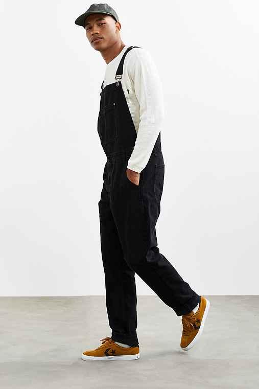 Urban Outfitters Bdg Black Denim Overall,black,30
