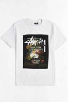 Urban Outfitters Stussy Wilted Floral Tee,white,xl