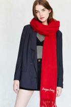 Urban Outfitters Icon Scarf,red,one Size