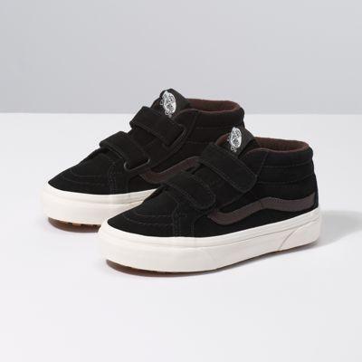 Vans Kids Sk8-mid Reissue V Mte (black/chocolate Torte)