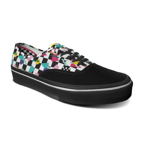 Vans Customs Geometric Checkerboard Skate Authentic (customs)