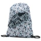Vans Benched Cinch Bag (white Ditsy Blooms)