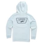 Vans Boys Full Patched Pullover Hoodie (baby Blue)