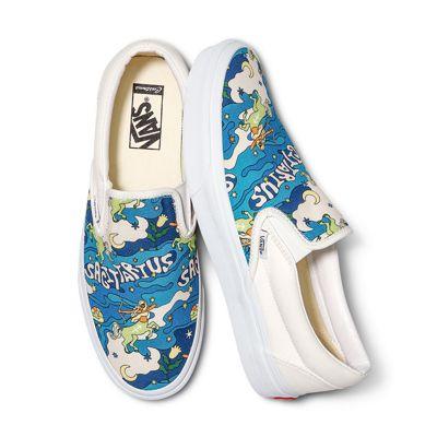 Vans Customs Colorful Zodiac Sagittarius Slip-on (customs)