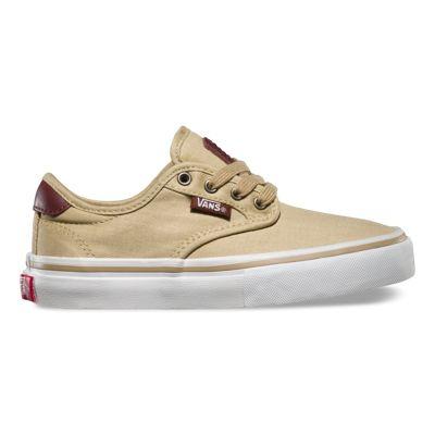 Vans Shoes Kids Chima Ferguson Pro (tooled Leather Khaki)