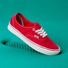 Vans Comfycush Authentic (racing Red/true White)