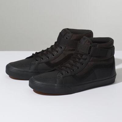 Vans Leather Sk8-hi Reissue Strap (ballistic Black)