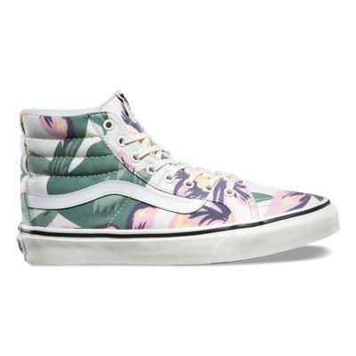 Vans Vintage Floral Ua Sk8-hi Slim (marshmallow)