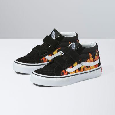 Vans Kids Digi Flame Sk8-mid Reissue V (black)