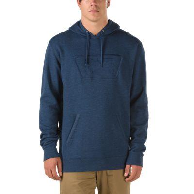 Vans Full Patch Stitch Pullover Hoodie (dress Blues Heather)