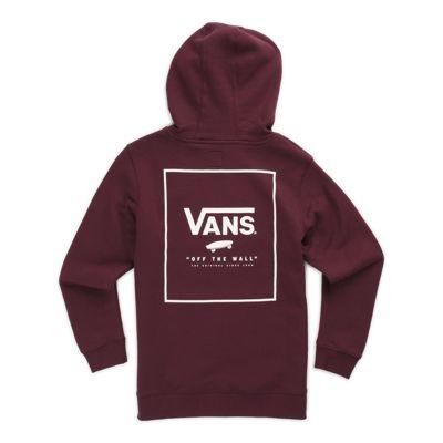 Vans Boys Print Box Back Pullover Hoodie (port Royale)