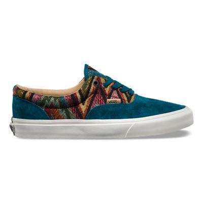 Vans Mens Shoes Skate Shoes Mens Shoes Mens Sandals Italian Weave Pig Suede Era Ca (atlantic Deep)