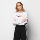 Vans Hi Performance Long Sleeve Crop Tee (white)