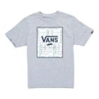 Vans Boys Print Box T-shirt (athletic Heather/all Over Off The Wall)