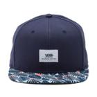 Vans Walmer Snapback Hat (navy- French Blue Paisley)