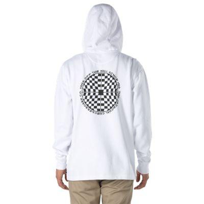 Vans Checkered 1/4 Zip Pullover (white)