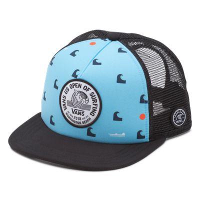 Vans 2018 Vuso Lock Up Beach Girl Trucker Hat (norse Blue)