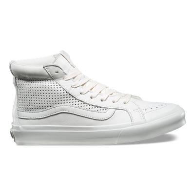 Vans Square Perf Sk8-hi Slim Cutout Dx (blanc De Blanc)