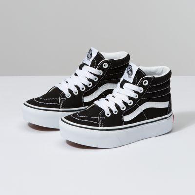 Vans Kids Sk8-hi Platform 2.0 (black/true White)